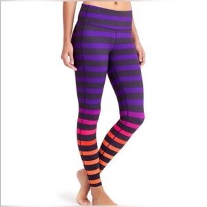 EUC Athletic Chaturanga Stripe Tight